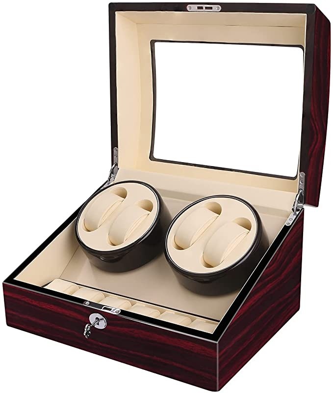 rotating watch display case